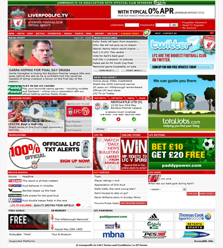 Fc Liverpool Homepage