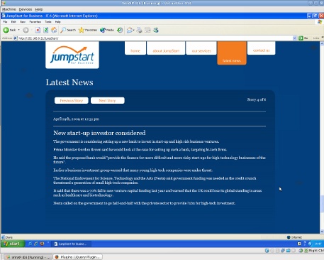 JumpStart News Page Fixed