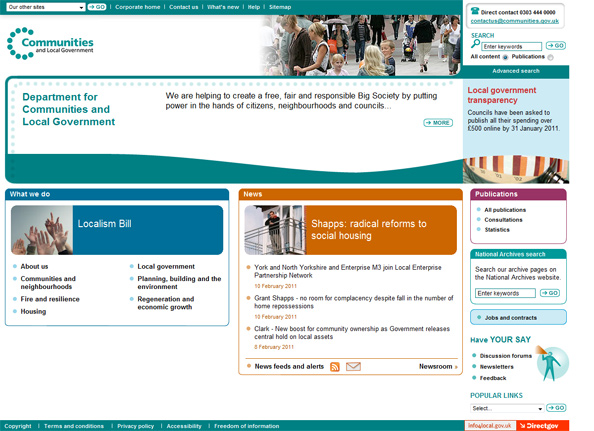 Communities and Local Government Communities and Local Government