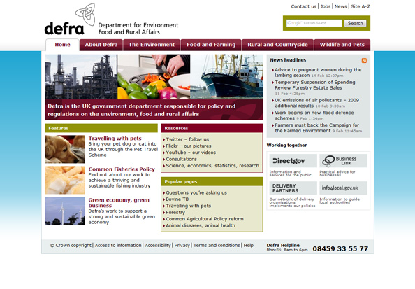 Department for Environment, Food and Rural Affairs Department for Environment, Food and Rural Affairs
