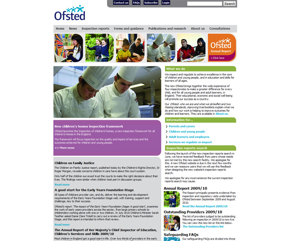 Ofsted - Office for Standards in Education Childrens Services and Skills