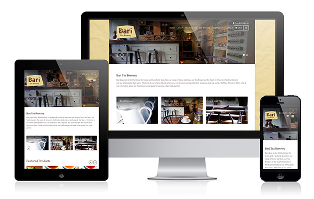 Bari Tea Brewery E-commerce Website