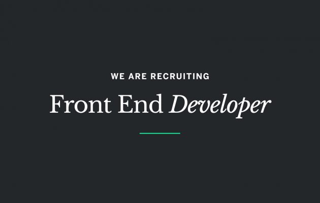 Careers at Union Room – Front-End Developer