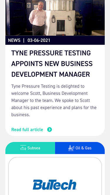 Tyne Pressure Testing