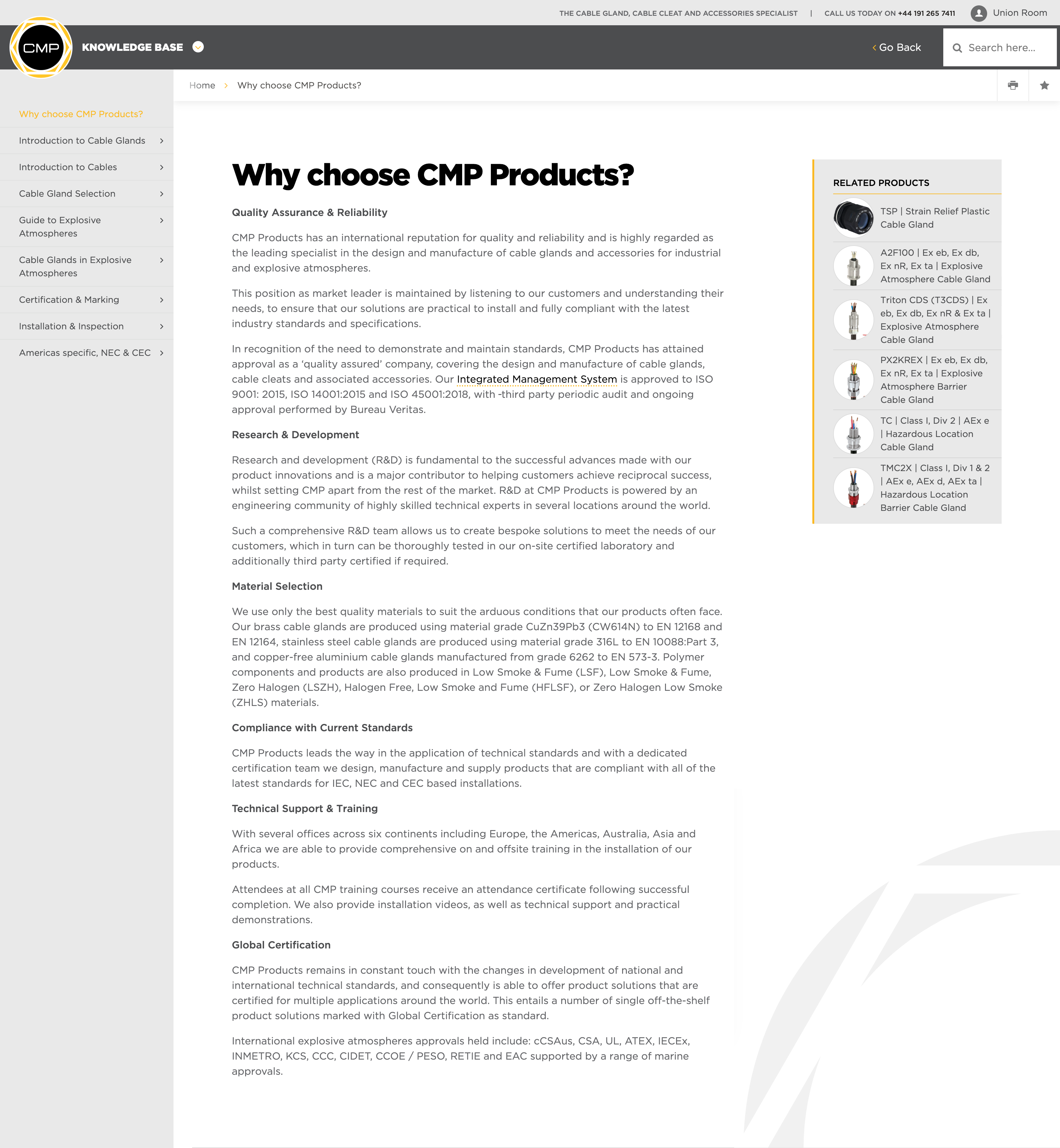 CMP Products