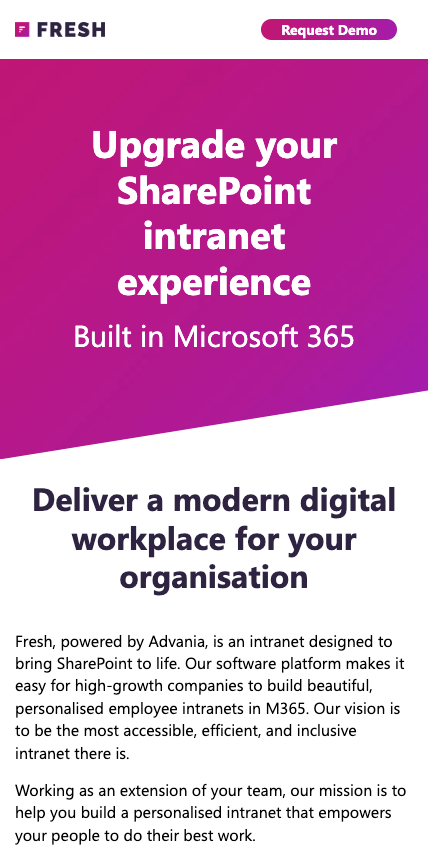 Fresh Intranet